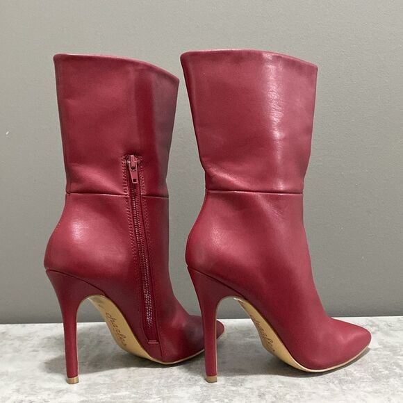 Charles by Charles David Poca Cherry 
Women's Boots/Booties Size 7 Faux Leather - Picture 10 of 16